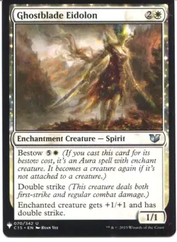 Magic The Gathering MTG Mystery Pack Card Ghostblade Eidolon - Image 1