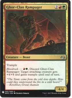 Magic The Gathering MTG Mystery Pack Card Ghor-Clan Rampager - Image 1
