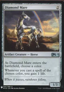 Magic The Gathering MTG Mystery Pack Card Diamond Mare - Image 1