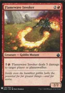 Magic The Gathering MTG Mystery Pack Card Flamewave Invoker - Image 1