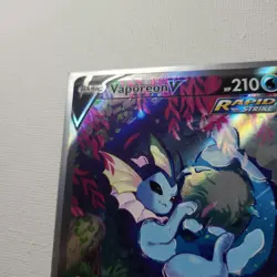 Pokemon TCG Vaporeon V SWSH181 Alternate Art Black Star Promo - Image 2