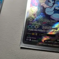 Pokemon TCG Vaporeon V SWSH181 Alternate Art Black Star Promo - Image 5