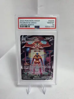 Pokemon Deoxys VMAX Crown Zenith Galarian Gallery Full Alt Art #GG45 PSA 10 Slab - Image 1