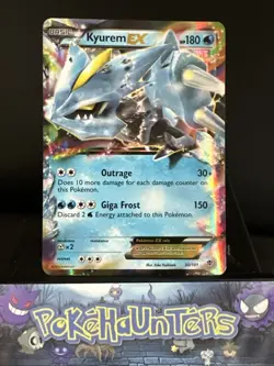 Pokemon Card Kyurem EX 30/101 B&W Plasma Blast Ultra Rare Holo L/P - Image 1