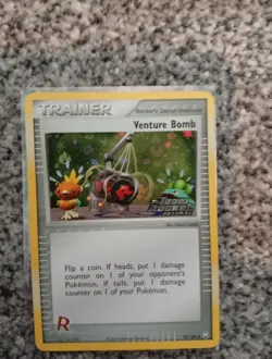 Venture Bomb 93/109 Ex Team Rocket Returns Reverse Holo Rare Pokemon TCG NM - Image 2