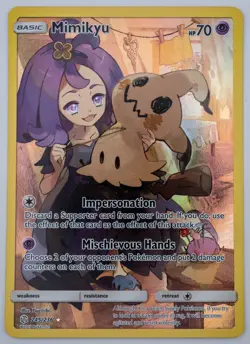 Mimikyu 245/236 (Secret Rare) (NM) - SM Cosmic Eclipse - Full Art Pokemon TCG - Image 1