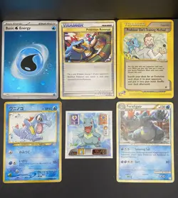 12x Pokemon Card Feraligatr Croconaw Totodile Lot Holo Vintage Stamped Promo TCG - Image 2