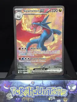 Pokemon Card Salamence EX 187/159 Journey Together Special Illustration Rare NM - Image 1