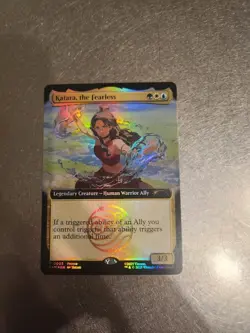 Magic The Gathering X Avatar Katara The Fearless Promo Card SDCC 2025 - Image 1
