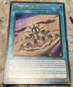 Mitsurugi Ritual SUDA-EN095 Secret Rare Yu-Gi-Oh Card-Mint/Near Mint! - Image 1