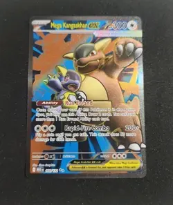 Mega Kangaskhan ex Pokemon TCG Card Full Art English 164/132 - In Hand - Image 1