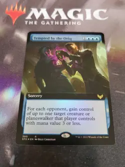 Mtg. Tempted By The Oriq. Foil Extended Art. Strixhaven. Pack Fresh - Image 1
