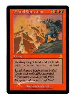 MTG Foil Wake of Destruction Urza's Destiny - Unplayed! - Image 1