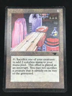 Magic the Gathering MTG Ashnod's Altar Artifact Antiquities Uncommon - Image 1