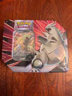 Pokemon TCG Tyranitar & Empoleon V Strikers Tins Lot of 2 - Image 4
