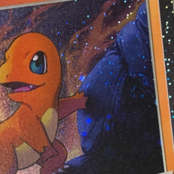 Pokemon TCG SVP Promo SVP 047 Cosmos Holographic Charmander w Swirl NM - Image 2