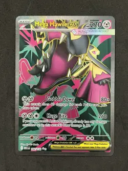Mega Mawile ex Full Art Ultra Rare 162/132 Pokemon Mega Evolution English - Image 1