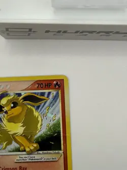 2007 Pokemon GOLD STAR EX Power Keepers Flareon Holo Foil 100/108 - Image 5