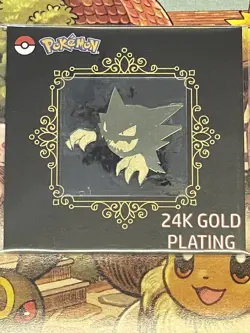 24k Gold Plated Pokemon Haunter Sticker Pack Fresh - Image 1