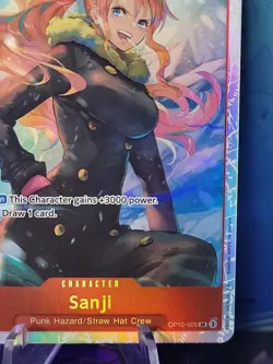 Sanji OP10-005 Royal Blood Foil punk hazard straw hat crew One Piece card anime - Image 4