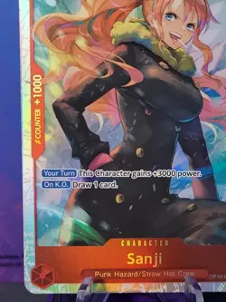 Sanji OP10-005 Royal Blood Foil punk hazard straw hat crew One Piece card anime - Image 5