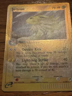 Pokemon TCG Jolteon EX Sandstorm 6 Reverse Holo Holo Card 6 /100 - Image 2