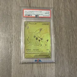 Pokemon Pikachu V Celebrations Ultra-Premium Full Art Promo SWSH145 PSA 8 Card - Image 1