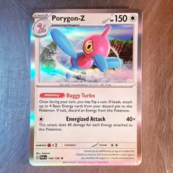 2023 Pokemon Scarlet Violet Paradox Rift HOLO Rare Porygon-Z Card 144/182 - Image 1