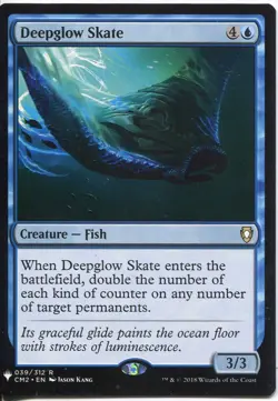 Magic The Gathering MTG Mystery Pack Card Deepglow Skate - Image 1