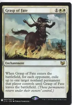 Magic The Gathering MTG Mystery Pack Card Grasp of Fate - Image 1