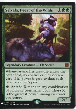 Magic The Gathering MTG Mystery Pack Card Selvala, Heart of the Wilds - Image 1