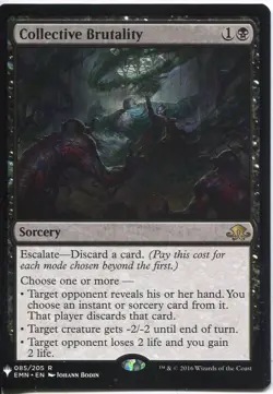 Magic The Gathering MTG Mystery Pack Card Collective Brutality - Image 1