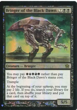 Magic The Gathering MTG Mystery Pack Foil Card Bringer of the Black Dawn - Image 1