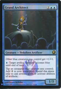 Magic The Gathering MTG Mystery Pack Foil Card Grand Architect - Image 1