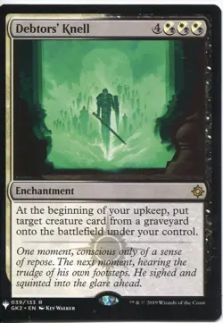 Magic The Gathering MTG Mystery Pack Card Debtors' Knell - Image 1