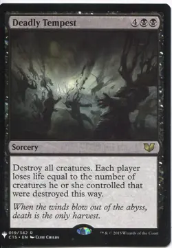 Magic The Gathering MTG Mystery Pack Card Deadly Tempest - Image 1