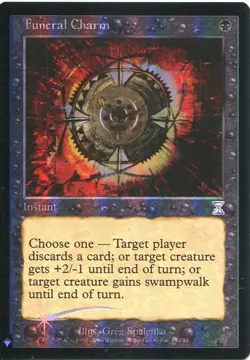 Magic The Gathering MTG Mystery Pack Foil Card Funeral Charm - Image 1