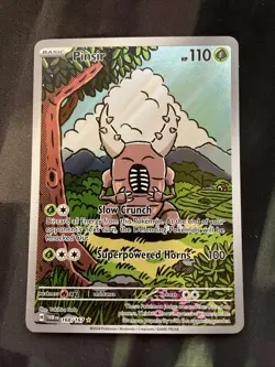 Pinsir 168/167 Sv06: Twilight Masquerade Holo Pokemon Card Full Art Grass Type - Image 1