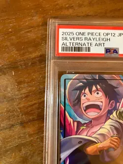 PSA 10 Silvers Rayleigh L OP12-001 Legacy of the Master One Piece Card Japanese - Image 3
