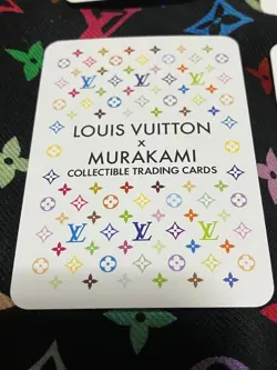 Louis Vuitton Takashi Murakami Panda and Aya Gold Collectible Card - Image 2