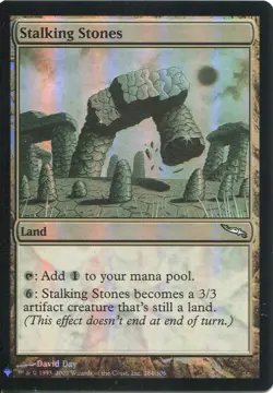 Magic The Gathering MTG Mystery Pack Foil Card Stalking Stones - Image 1