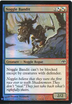 Magic The Gathering MTG Mystery Pack Foil Card Noggle Bandit - Image 1