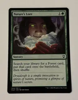 MTG Nature's Lore - Commander Legends Battle for Baldur's Gate NM - Image 1