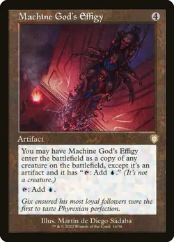 🧙Machine God’s Effigy R 16 BRC BRO The Brother’s War MTG - Image 1
