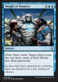 Weight of Memory - Near Mint MTG Dominaria - Image 1