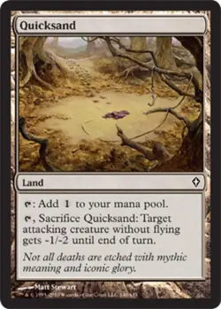 Quicksand - Light Play MTG Worldwake - Image 1