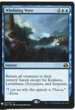 Magic The Gathering MTG Mystery Pack Card Whelming Wave - Image 1