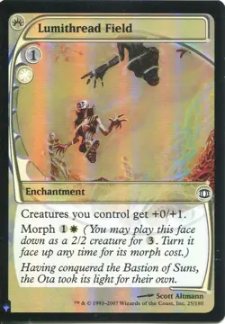 Magic The Gathering MTG Mystery Pack Foil Card Lumithread Field - Image 1