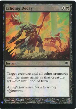 Magic The Gathering MTG Mystery Pack Foil Card Echoing Decay - Image 1