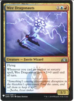 Magic The Gathering MTG Mystery Pack Card Wee Dragonauts - Image 1